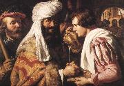 LIEVENS, Jan Pilate Washing his Hands sg oil on canvas